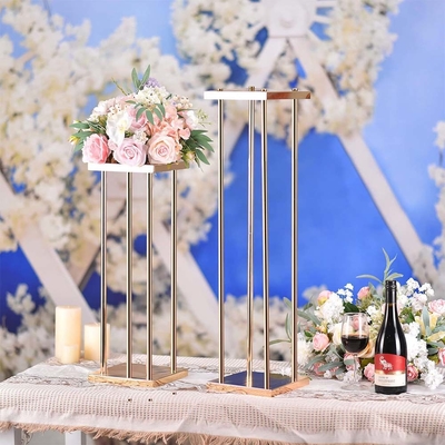Étagère à fleurs verticale durable pour la décoration intérieure et les expositions florales de mariage