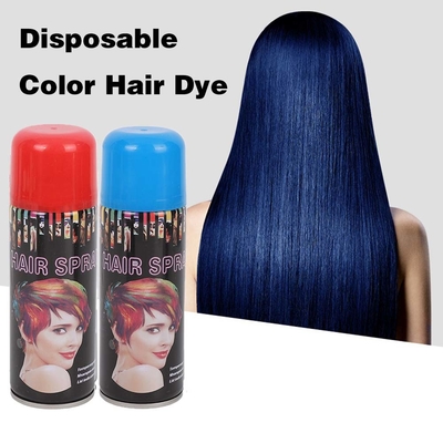 Produit populaire pour les fêtes 250 ml Spray pour cheveux à l' éblouissement temporaire Magic Colorant Spray pour cheveux