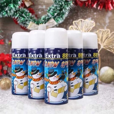 Commercialisation en gros de la fête de la neige Spray neige artificielle Spray peut OEM accepté pour le plaisir décoration de mariage anniversaire