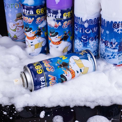 Commercialisation en gros de la fête de la neige Spray neige artificielle Spray peut OEM accepté pour le plaisir décoration de mariage anniversaire