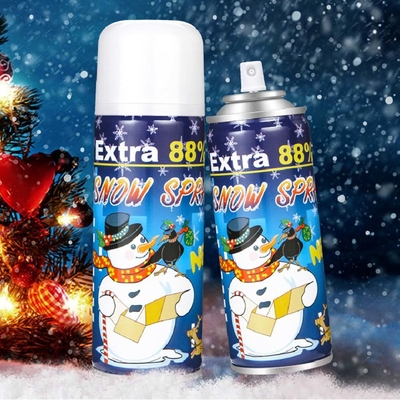 Commercialisation en gros de la fête de la neige Spray neige artificielle Spray peut OEM accepté pour le plaisir décoration de mariage anniversaire