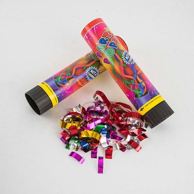 2 - 3M Shooting Printemps en plastique comprimé Air Mini Streamer Fête Popper Fête Confetti Cannon pour les décorations de fête