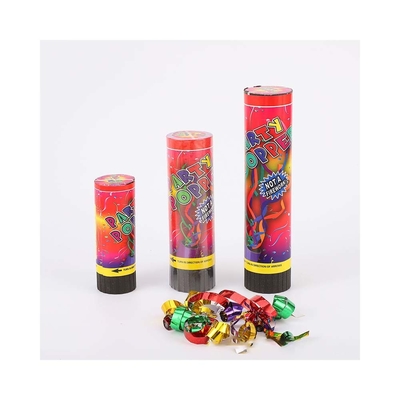 2 - 3M Shooting Printemps en plastique comprimé Air Mini Streamer Fête Popper Fête Confetti Cannon pour les décorations de fête