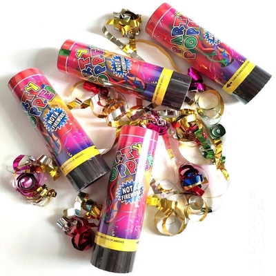 2 - 3M Shooting Printemps en plastique comprimé Air Mini Streamer Fête Popper Fête Confetti Cannon pour les décorations de fête