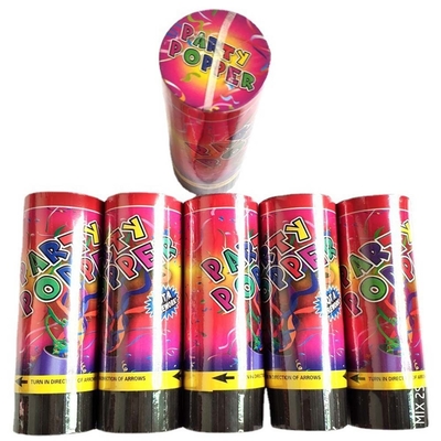 2 - 3M Shooting Printemps en plastique comprimé Air Mini Streamer Fête Popper Fête Confetti Cannon pour les décorations de fête