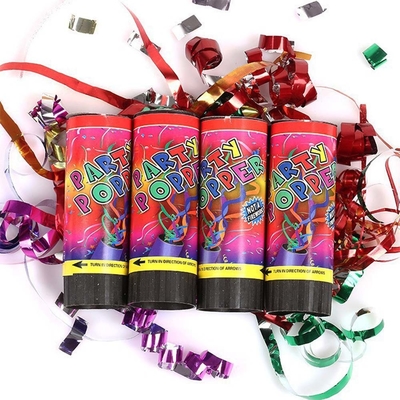 2 - 3M Shooting Printemps en plastique comprimé Air Mini Streamer Fête Popper Fête Confetti Cannon pour les décorations de fête